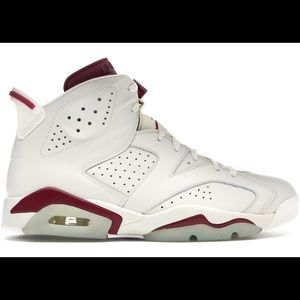 AIR JORDAN NIKE RETRO 6 MAROON MENS 11.5